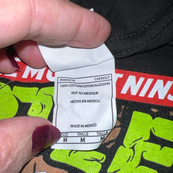 Monster Truck Series Monster Jam Teenage Mutant Turtles Black TShirt YM 2012 VTG - Picture 7 of 16